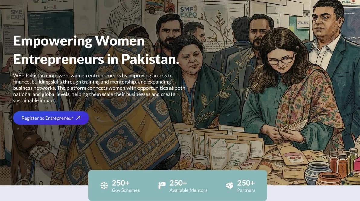 SMEDA Women Entrepreneurs Platform (WEP) screenshots